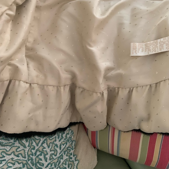 Kate Spade black fur jacket:  bow peplum-medium - Picture 10 of 14